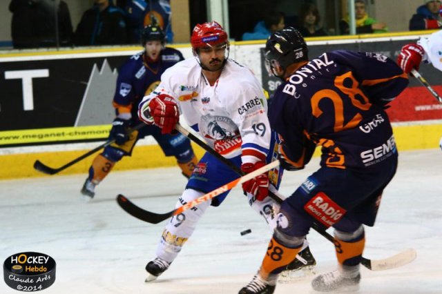 Photo hockey match Chamonix  - Lyon le 22/11/2014