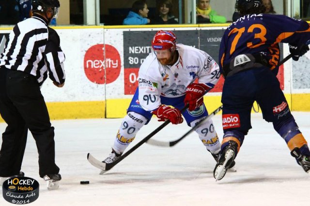 Photo hockey match Chamonix  - Lyon le 22/11/2014