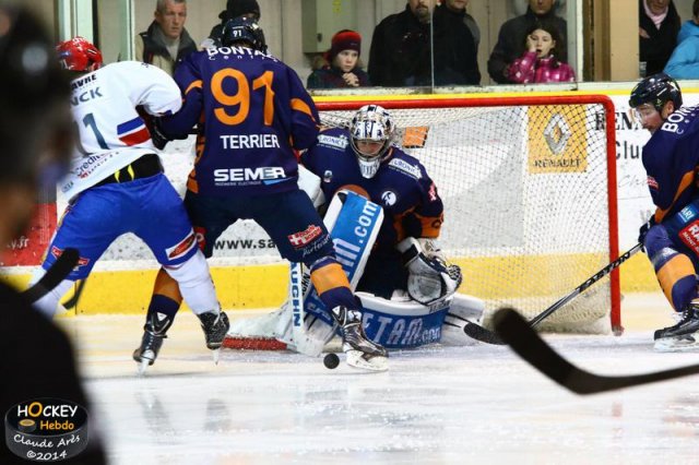 Photo hockey match Chamonix  - Lyon le 22/11/2014