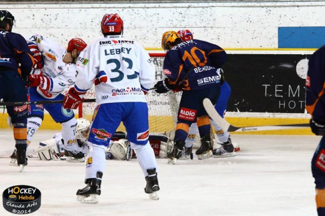Photo hockey match Chamonix  - Lyon le 22/11/2014