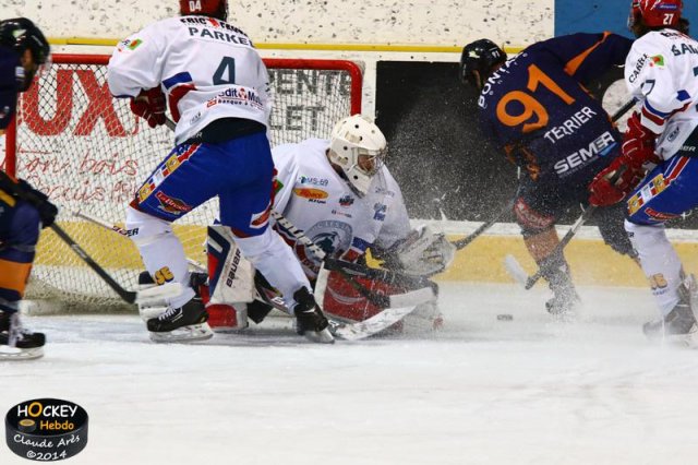 Photo hockey match Chamonix  - Lyon le 22/11/2014