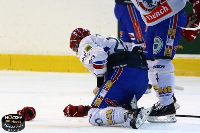 Photo hockey match Chamonix  - Lyon le 22/11/2014