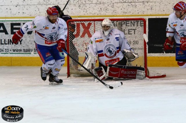 Photo hockey match Chamonix  - Lyon le 22/11/2014