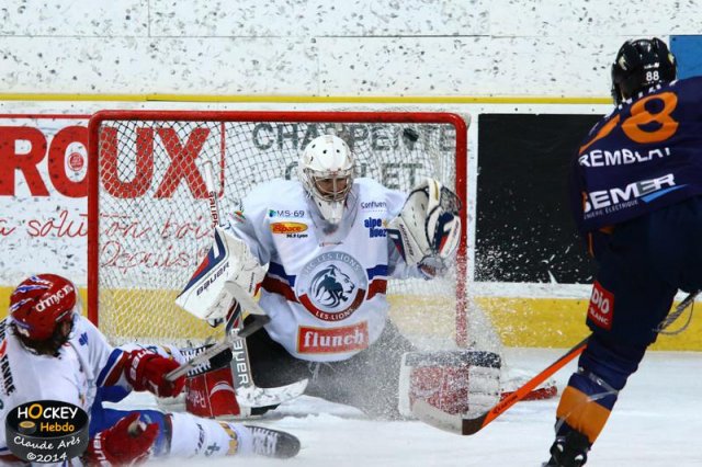 Photo hockey match Chamonix  - Lyon le 22/11/2014