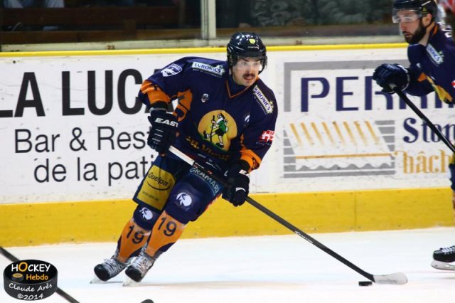 Photo hockey match Chamonix  - Lyon le 22/11/2014