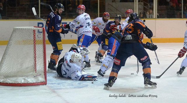 Photo hockey match Chamonix  - Lyon le 22/11/2014