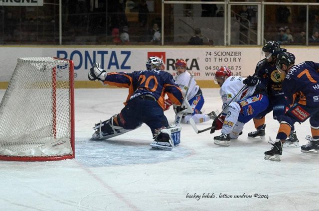 Photo hockey match Chamonix  - Lyon le 22/11/2014