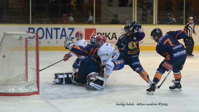 Photo hockey match Chamonix  - Lyon le 22/11/2014