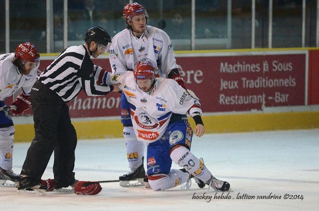 Photo hockey match Chamonix  - Lyon le 22/11/2014
