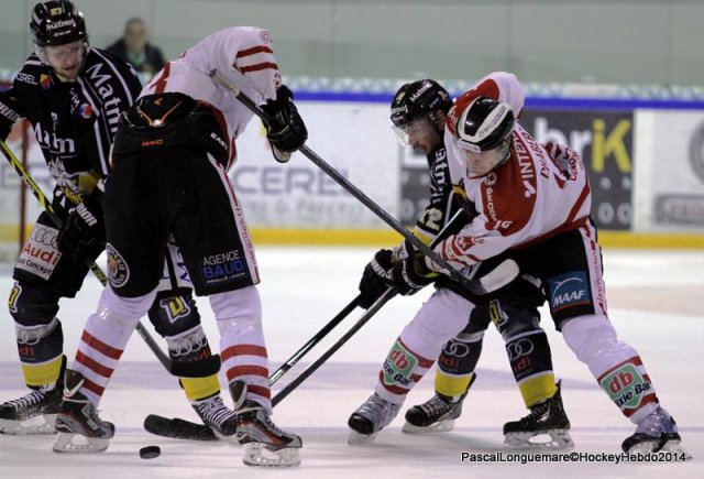 Photo hockey match Rouen - Morzine-Avoriaz le 22/11/2014