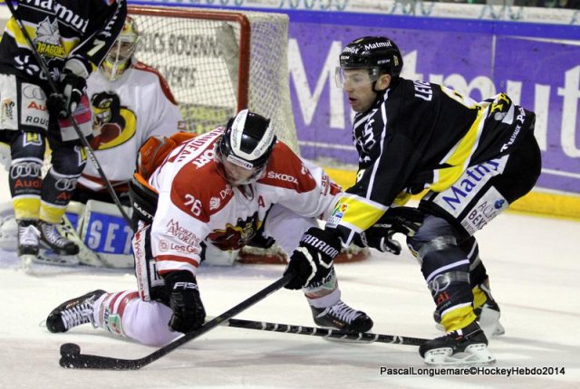 Photo hockey match Rouen - Morzine-Avoriaz le 22/11/2014