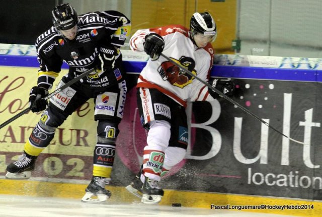 Photo hockey match Rouen - Morzine-Avoriaz le 22/11/2014