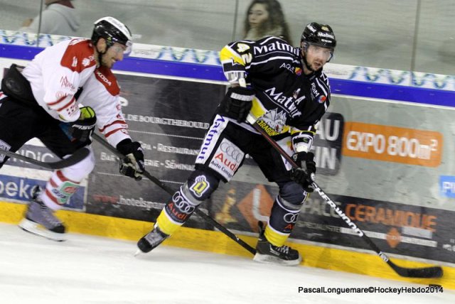 Photo hockey match Rouen - Morzine-Avoriaz le 22/11/2014