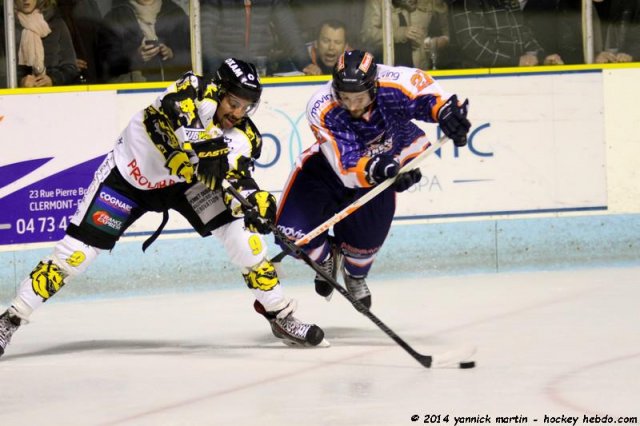 Photo hockey match Clermont-Ferrand - Roanne le 22/11/2014