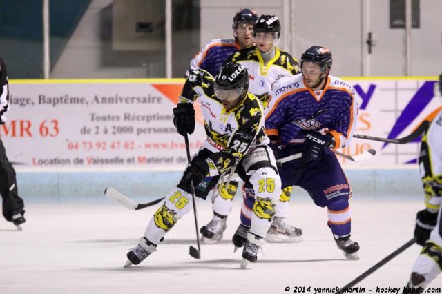 Photo hockey match Clermont-Ferrand - Roanne le 22/11/2014