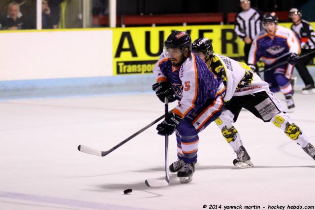 Photo hockey match Clermont-Ferrand - Roanne le 22/11/2014