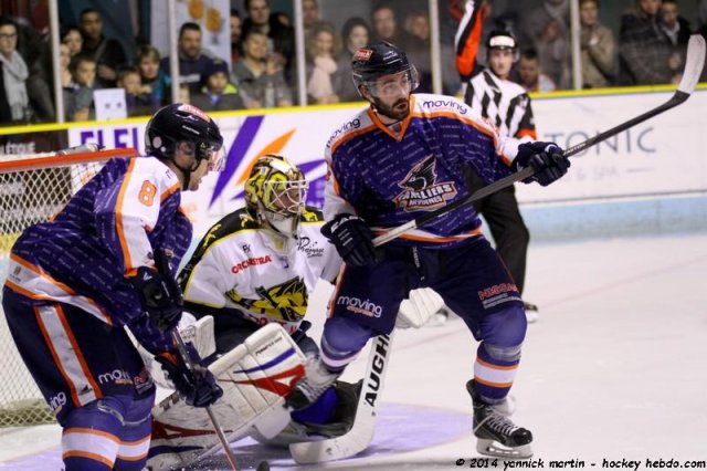 Photo hockey match Clermont-Ferrand - Roanne le 22/11/2014