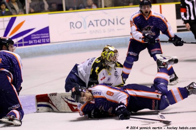 Photo hockey match Clermont-Ferrand - Roanne le 22/11/2014