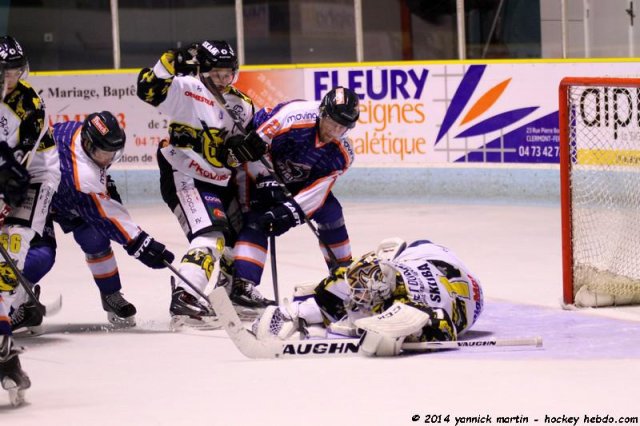Photo hockey match Clermont-Ferrand - Roanne le 22/11/2014