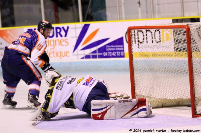 Photo hockey match Clermont-Ferrand - Roanne le 22/11/2014