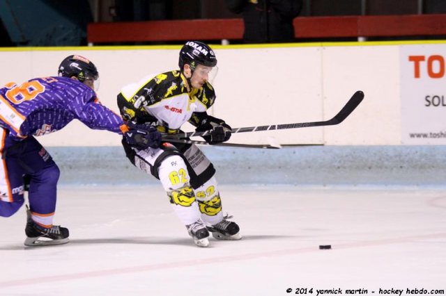 Photo hockey match Clermont-Ferrand - Roanne le 22/11/2014