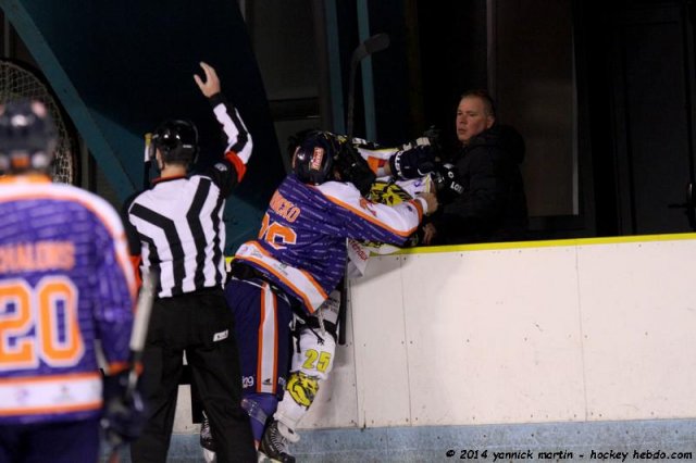 Photo hockey match Clermont-Ferrand - Roanne le 22/11/2014