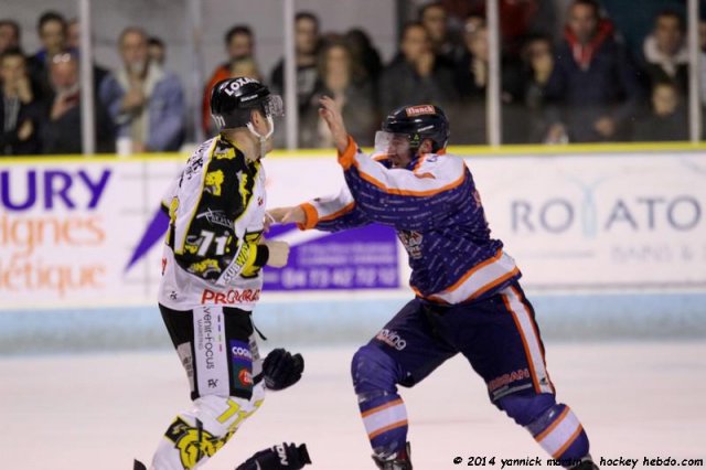 Photo hockey match Clermont-Ferrand - Roanne le 22/11/2014