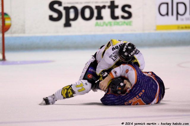 Photo hockey match Clermont-Ferrand - Roanne le 22/11/2014