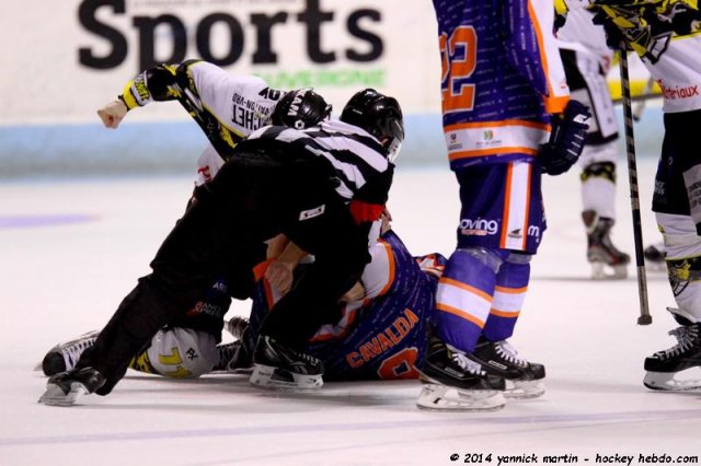 Photo hockey match Clermont-Ferrand - Roanne le 22/11/2014