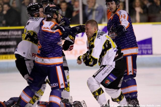 Photo hockey match Clermont-Ferrand - Roanne le 22/11/2014