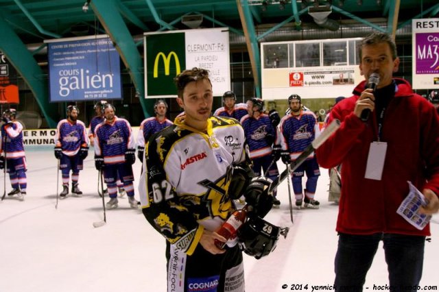 Photo hockey match Clermont-Ferrand - Roanne le 22/11/2014