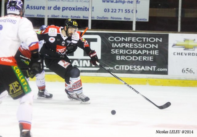 Photo hockey match Amiens  - Caen  le 22/11/2014