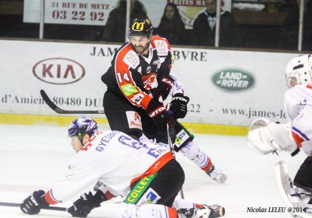 Photo hockey match Amiens  - Caen  le 22/11/2014