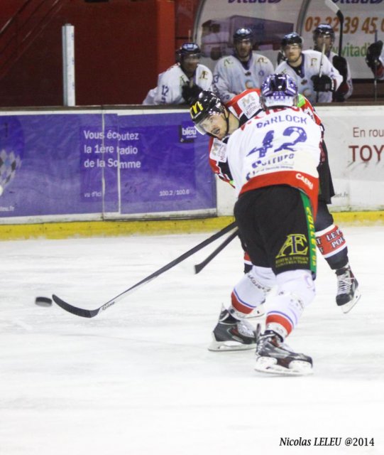 Photo hockey match Amiens  - Caen  le 22/11/2014