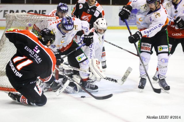 Photo hockey match Amiens  - Caen  le 22/11/2014