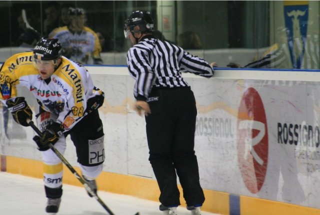 Photo hockey match Mont-Blanc - Rouen le 30/12/2008