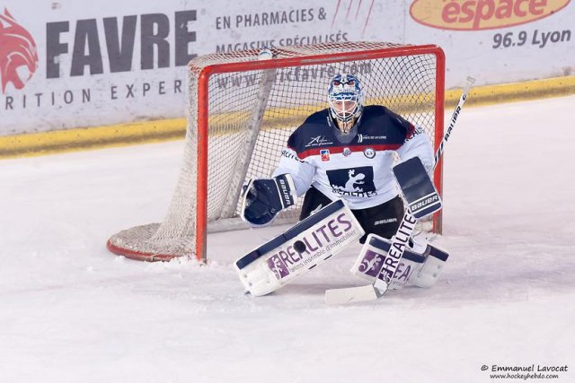 Photo hockey match Lyon - Angers  le 29/11/2014