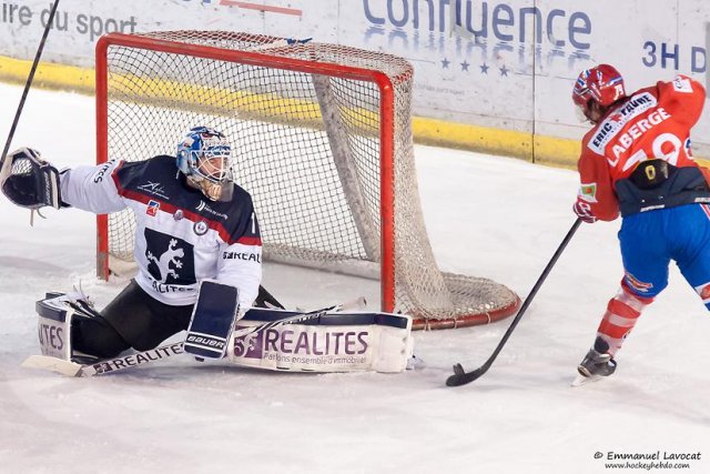 Photo hockey match Lyon - Angers  le 29/11/2014