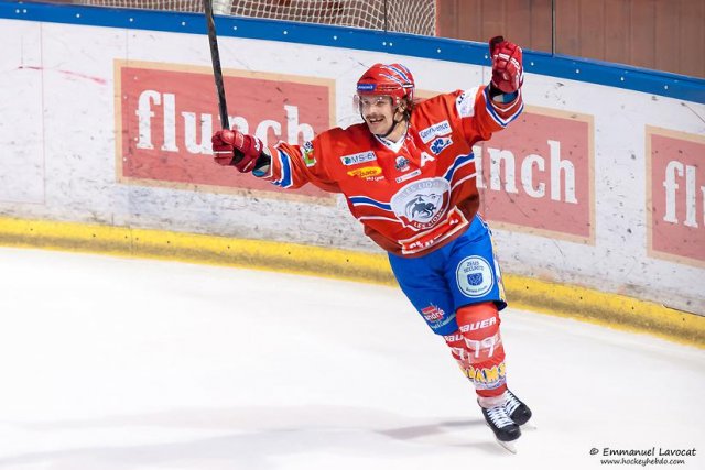 Photo hockey match Lyon - Angers  le 29/11/2014