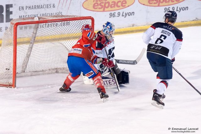 Photo hockey match Lyon - Angers  le 29/11/2014