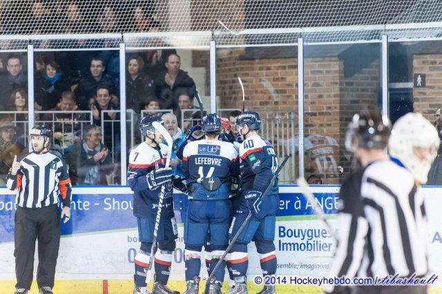 Photo hockey match Angers  - Dijon  le 05/12/2014