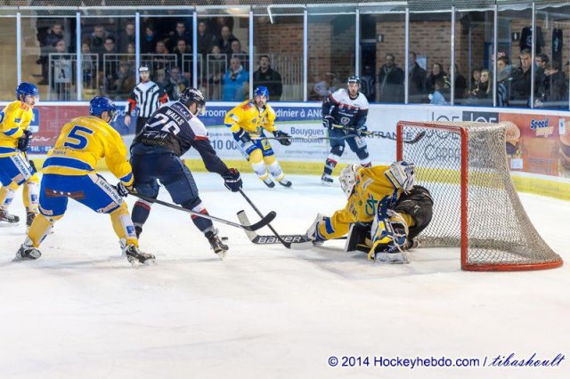 Photo hockey match Angers  - Dijon  le 05/12/2014