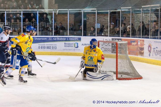 Photo hockey match Angers  - Dijon  le 05/12/2014