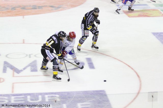Photo hockey match Rouen - Lyon le 05/12/2014