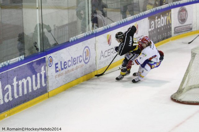 Photo hockey match Rouen - Lyon le 05/12/2014