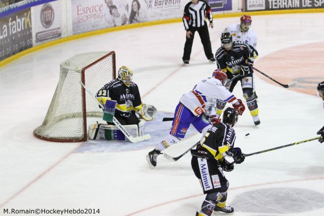 Photo hockey match Rouen - Lyon le 05/12/2014