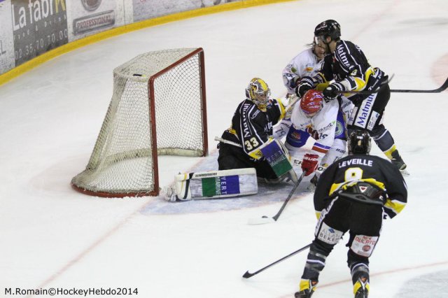 Photo hockey match Rouen - Lyon le 05/12/2014