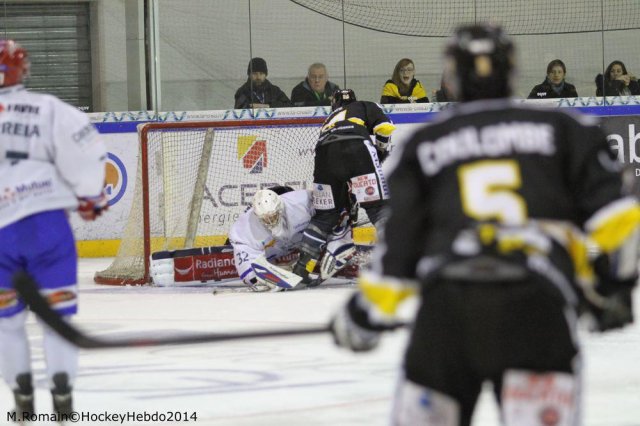 Photo hockey match Rouen - Lyon le 05/12/2014