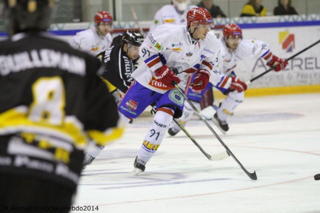 Photo hockey match Rouen - Lyon le 05/12/2014