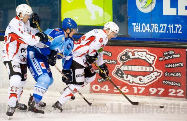 Photo hockey match Villard-de-Lans - La Roche-sur-Yon le 06/12/2014